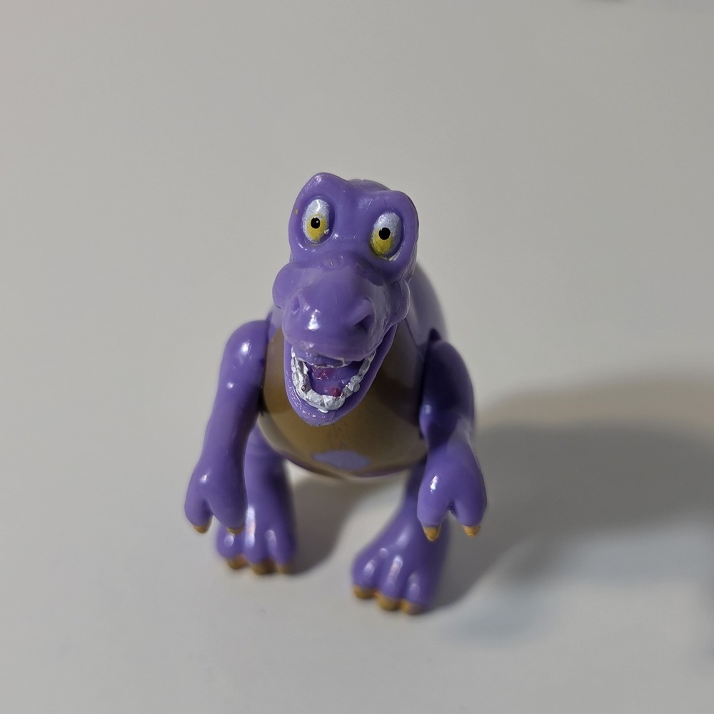 Disney Café‎ T-Rex Purple Dinosaur 3" Action Figure Plastic Toy